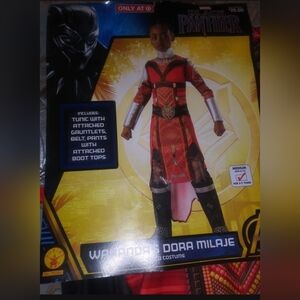 Marvel Wakanda Dora Milaje Kids Costume - Red and Black